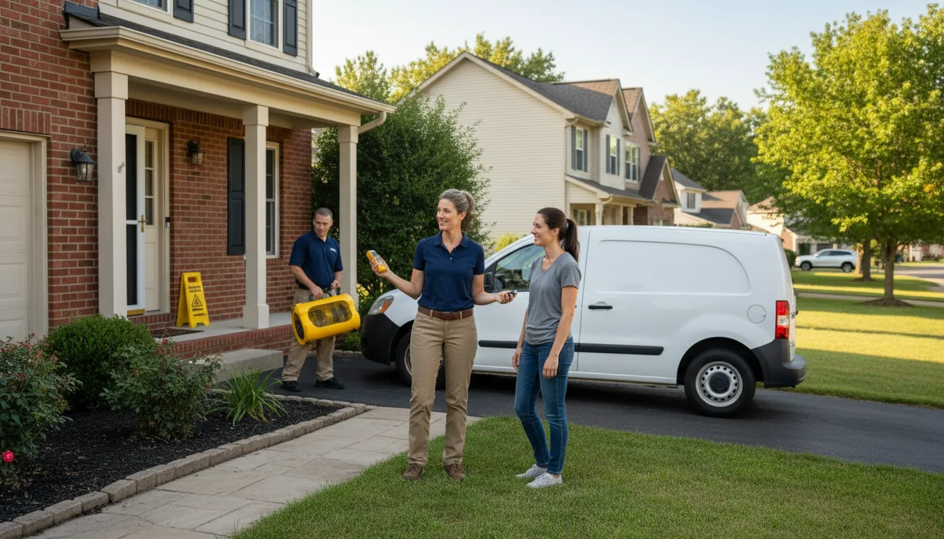 Water restoration image for Home Water Damage Repair in Mohawk, TN